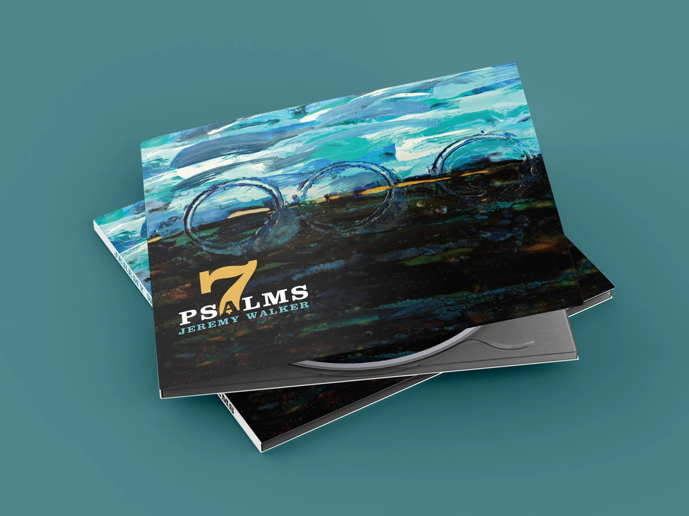 7 Psalms album cover on a teal background
