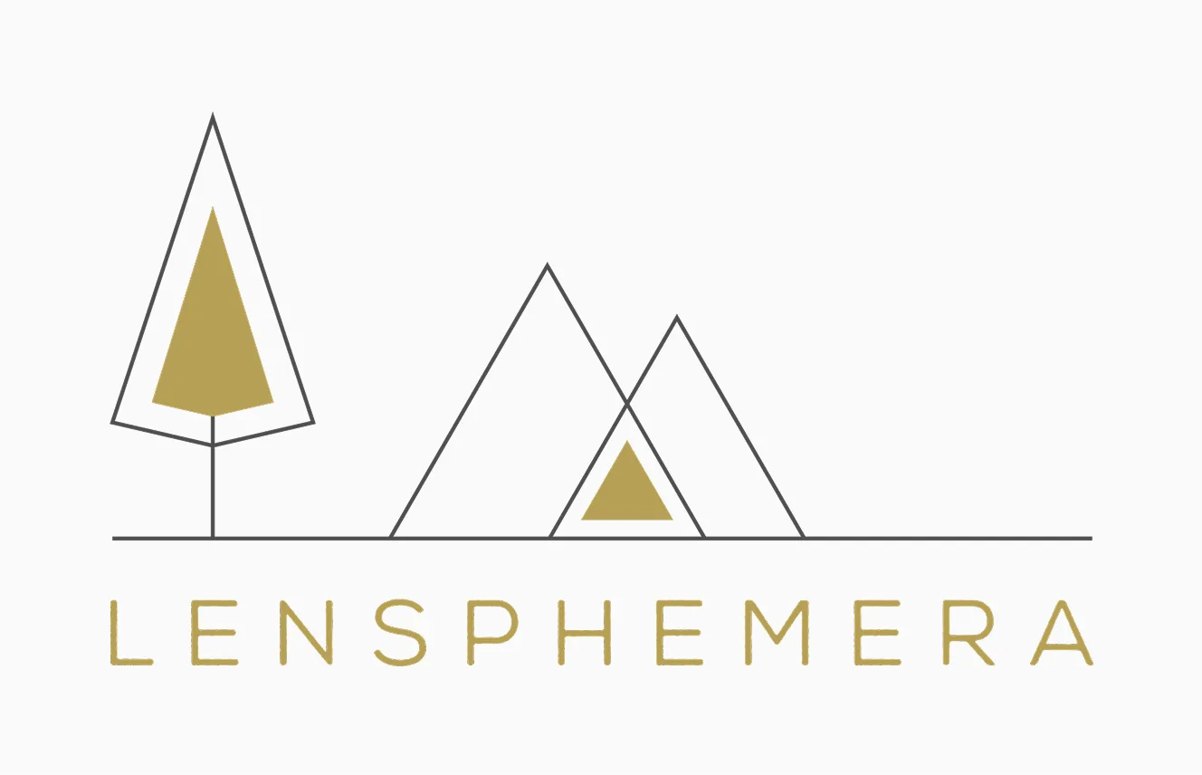 Lensphemera photography logo on light background