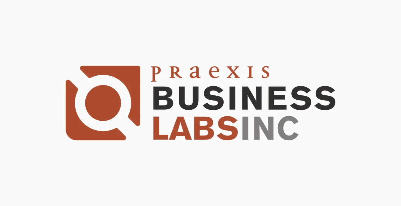 Praexis Business Labs logo on light background